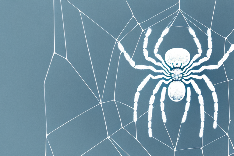 A spider in a dreamlike setting