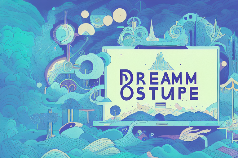 A dreamscape featuring surreal elements