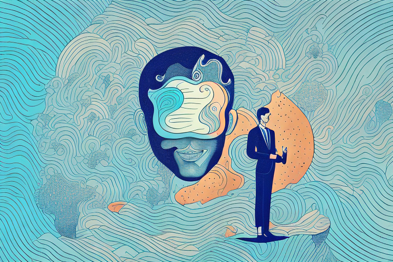 A dreamscape featuring a beheaded figure