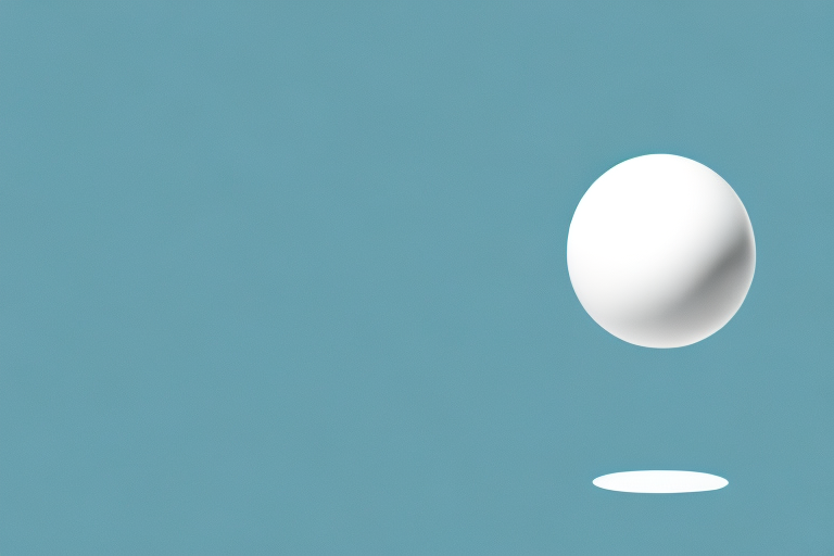 A bouncing ball in a dream-like environment