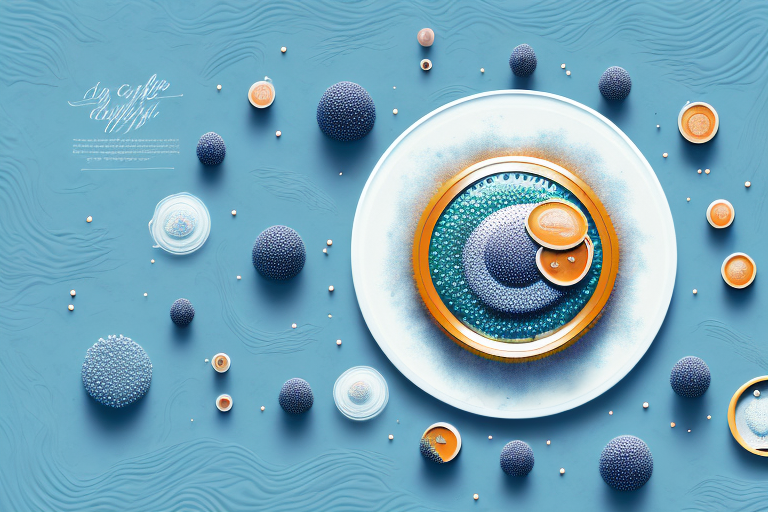 A caviar dish with a dreamy