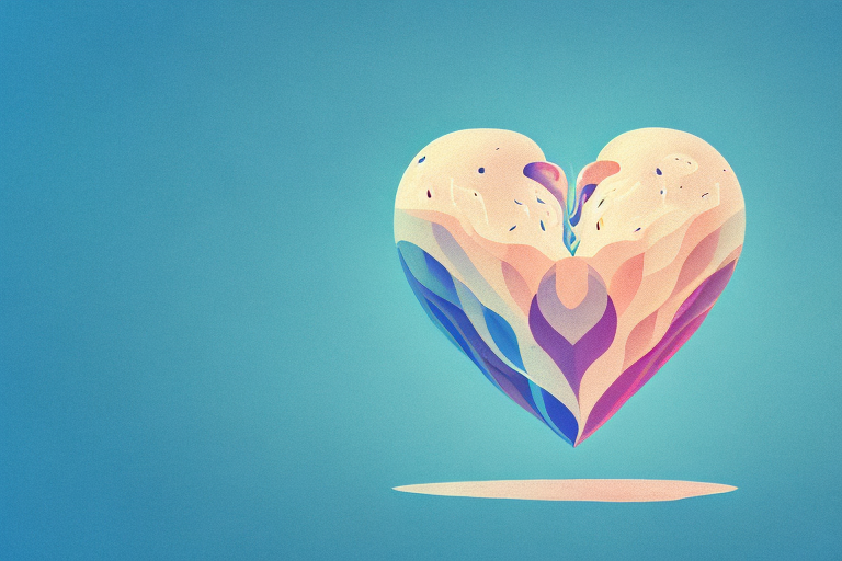 A human heart with a dream-like