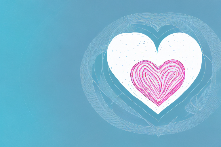 A dreamscape with a heart-shaped object in the center