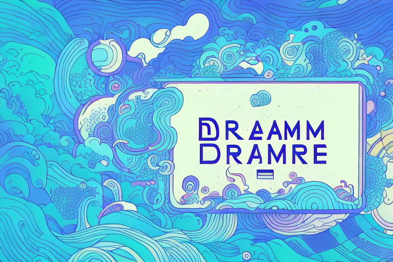 A dreamscape with surreal elements