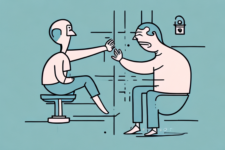 A person stepping in poop