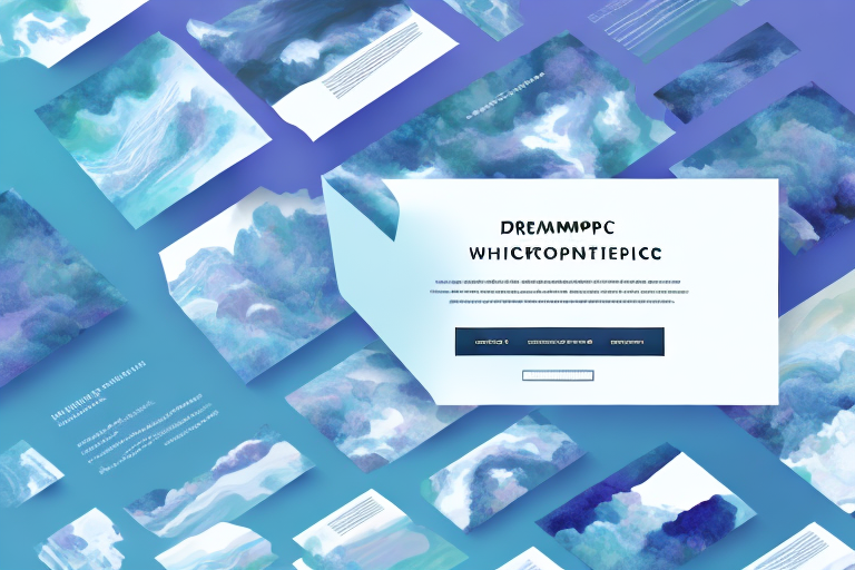 A dreamscape featuring a white powdery substance