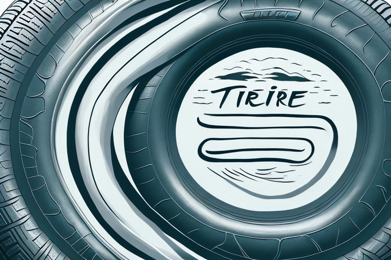 A tire in a dream-like setting