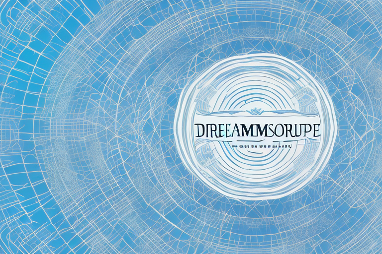 A dreamscape with a family-like structure in the center
