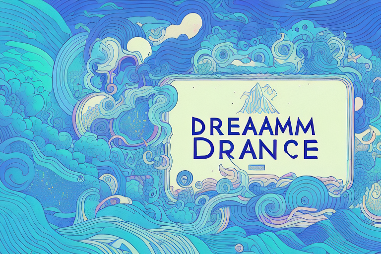 A dreamscape with surreal elements