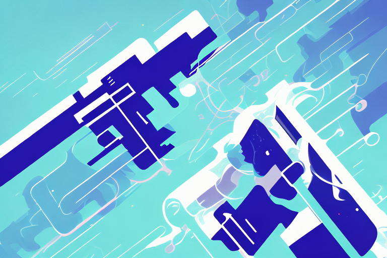 A dreamscape featuring a gun and a shockwave
