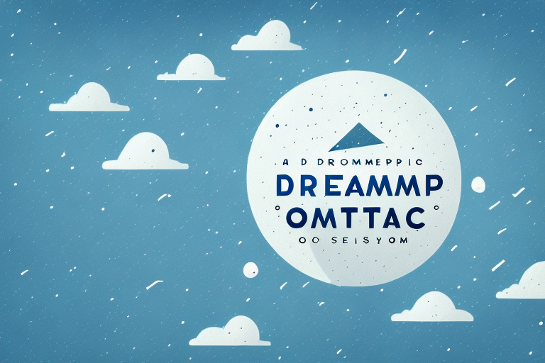 A dreamscape with a single tear falling from the sky