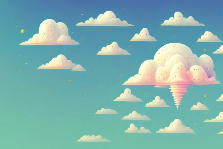 A dreamscape with a colorful