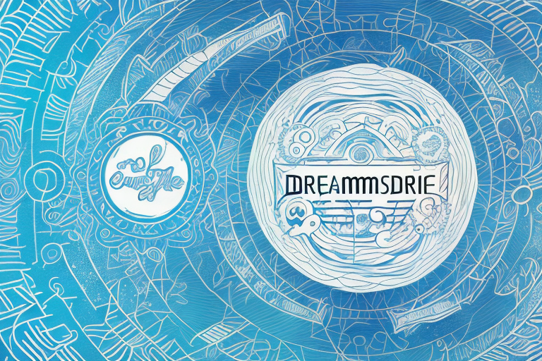 A dreamscape with hidden symbols and imagery